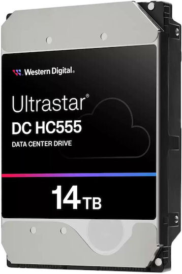 Western Digital Ultrastar DC HC555 14TB HDD Festplatte 3.5" SAS 3.0 7200Umdrehungen pro Minute mit 512MB Cache für NAS / Server / Blockflöte 0B48721