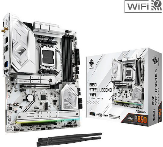 ASRock B850 Steel Legend WiFi Placă de bază ATX cu AMD AM5 Socket