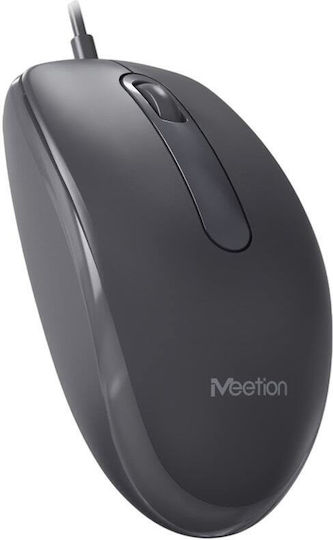 Meetion M100 Verkabelt Maus Schwarz