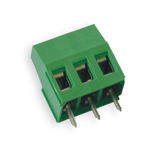Terminal Block 3p 5mm Κλέμα Ζευγαρωτή 3 θέσεων