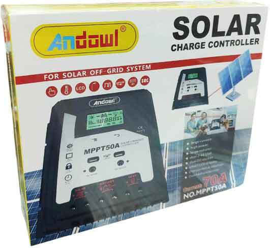 Andowl Photovoltaic Charging Regulator Mppt 50a Solar Charge Controller