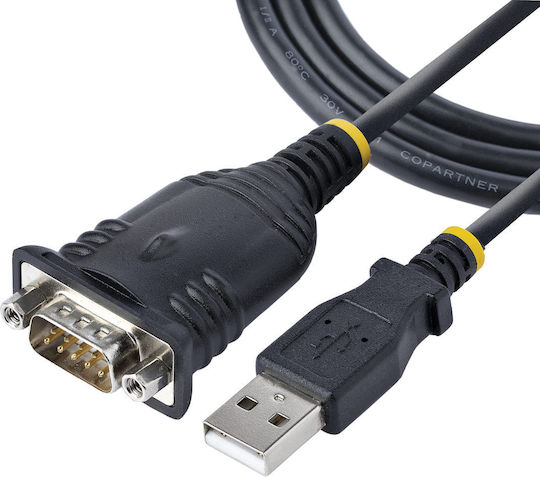 StarTech Καλώδιο RS232 9-pin male σε USB-A 0.9m (1P3FP-USB-SERIAL)