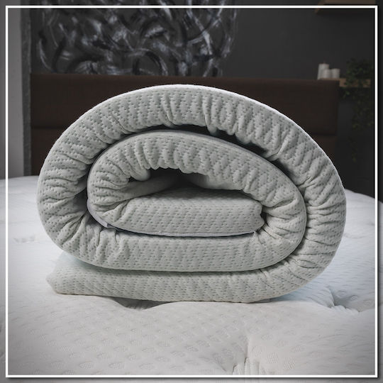 Klikareto Mattress Topper Aloe Vera Double Foam 150x190x4cm