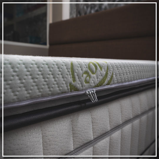 Klikareto Ανώστρωμα Aloe Vera Διπλό Foam 140x190x4εκ.