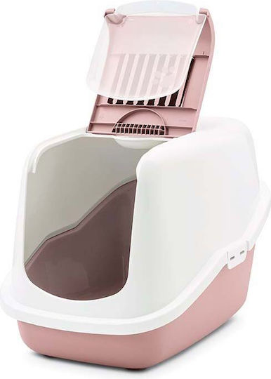 Savic Nestor Cat Toilet Closed White L56 x W39 x H38.5cm