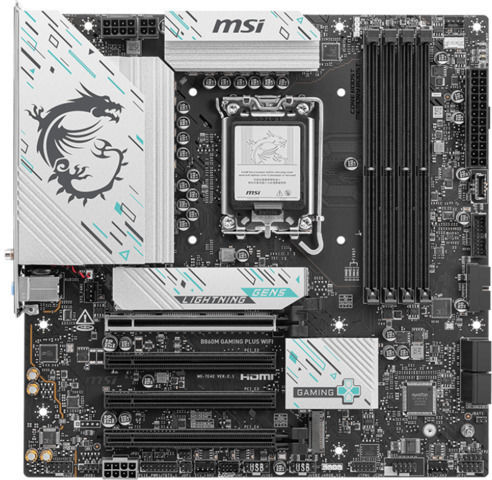 MSI B860M Gaming Plus WIFI Motherboard Micro ATX με Intel 1851 Socket
