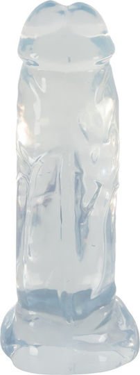 You2Toys Crystal Clear Realistisches Dildo mit Hoden Transparent 23cm