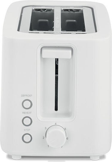 Life Crunchy Toaster 2 Schlitze 750W Weiß