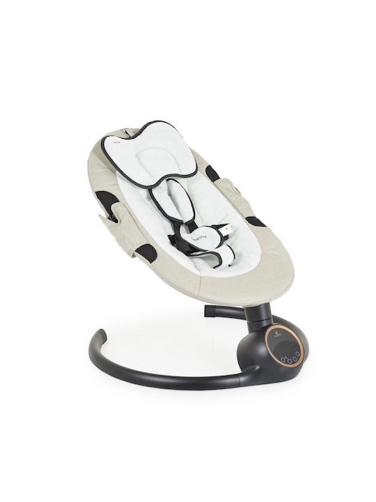 Cangaroo Elektrisch Baby Relax Schaukel Prestige mit Musik Light Grey