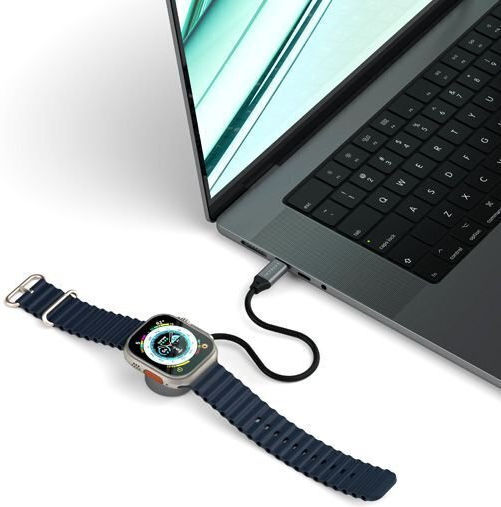 Satechi St-qcawm Wearable Charger Apple Watch, AirPods Gray