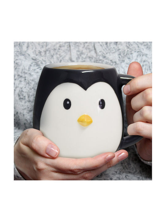 Penguin Mug White Black Ceramic Mug Pingo Balvi 26793