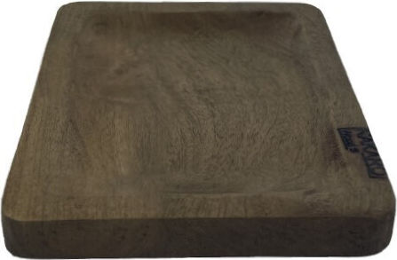 Nakaro Ξύλινο Πλατώ Σερβιρίσματος Λαδί 25x17x2εκ