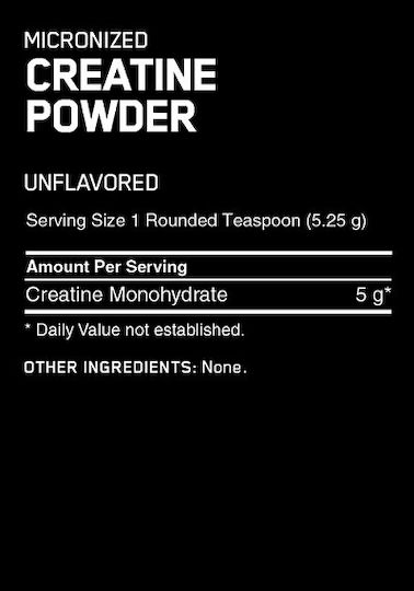 Optimum Nutrition Micronised Creatine Powder 634gr