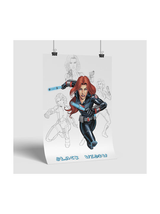 Comic Poster Black Widow Cm041 30cm X 40cm