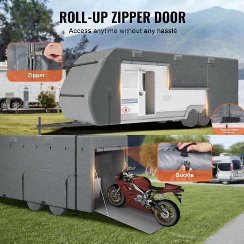 Vevor Κουκούλα 980x270cm Αδιάβροχη που Στερεώνεται με Ιμάντες