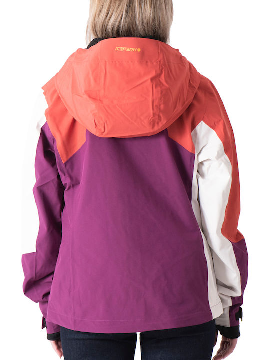 Icepeak 53195364-790 Frauen Jacke aus für Ski & Snowboard Mehrfarbig