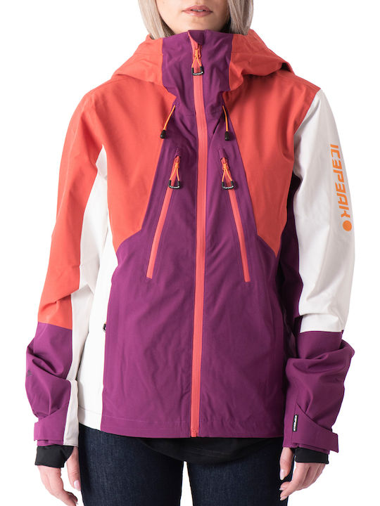 Icepeak 53195364-790 Frauen Jacke aus für Ski & Snowboard Mehrfarbig