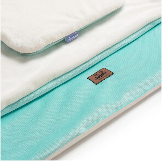 Jukki Blanket Nursery Swaddling Blankets Velvet Beige 55x75cm