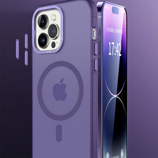 Magnetische Magmatte Sonique Hülle für Apple iPhone 14 Pro Hellblau