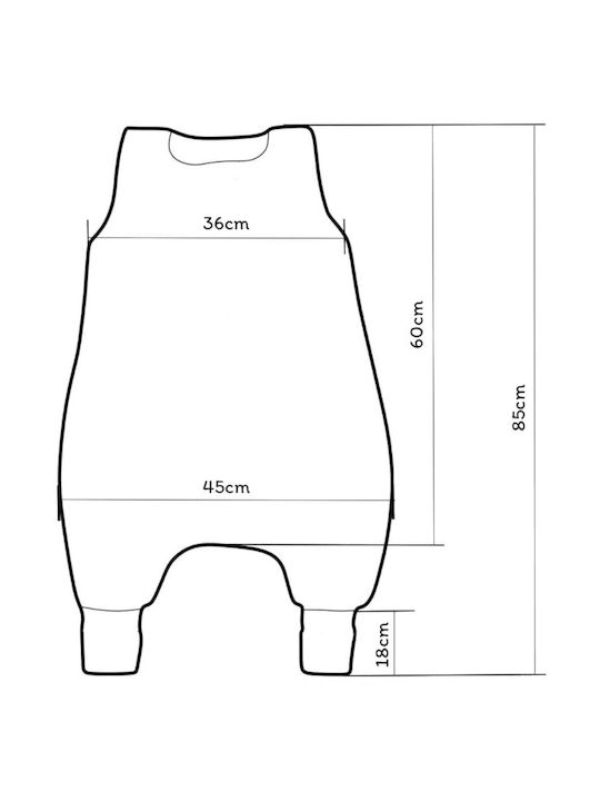 Jukki Winter Sleeping Bag with Feet 2.5 Tog Little Star