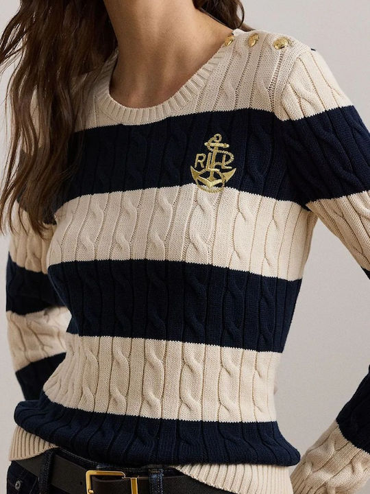 Ralph Lauren Pullover Ecru-blue 200957480002