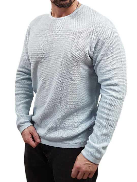 Long Sleeve Sweater Chambray Blue