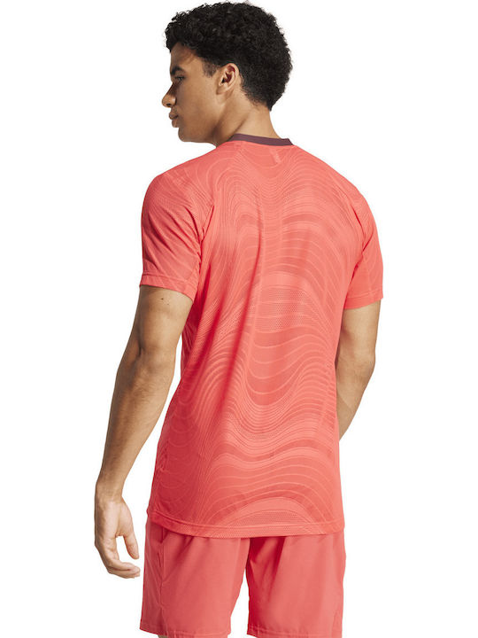 adidas FreeLift JD8633 Ανδρική Μπλούζα Κόκκινη