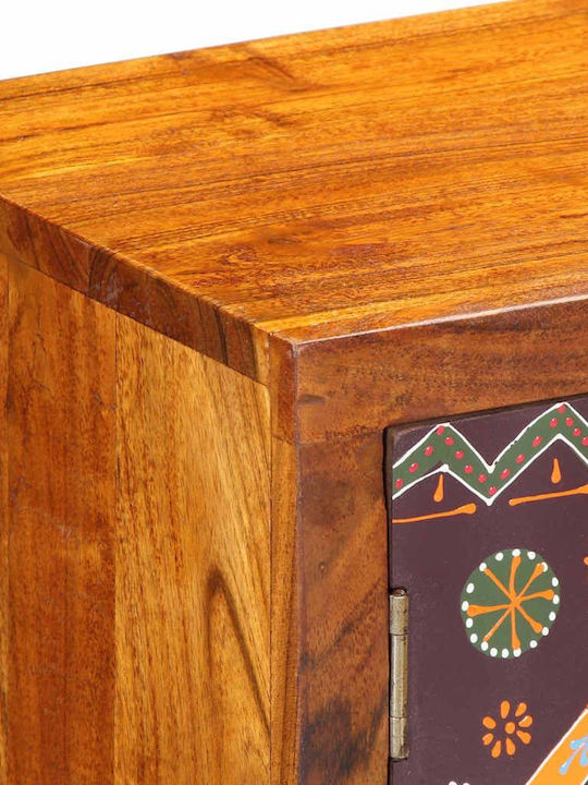 TV Stand Made of Solid Wood Multicoloured L30xD45xH90cm 4016505