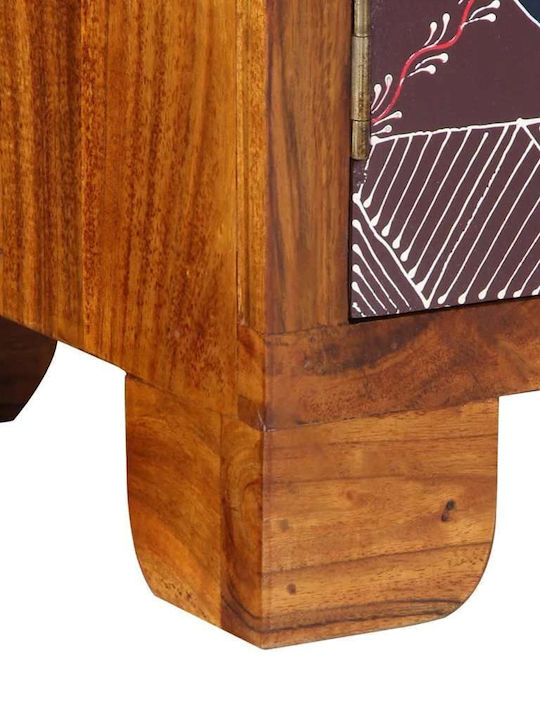 TV Stand Made of Solid Wood Multicoloured L30xD45xH90cm 4016505