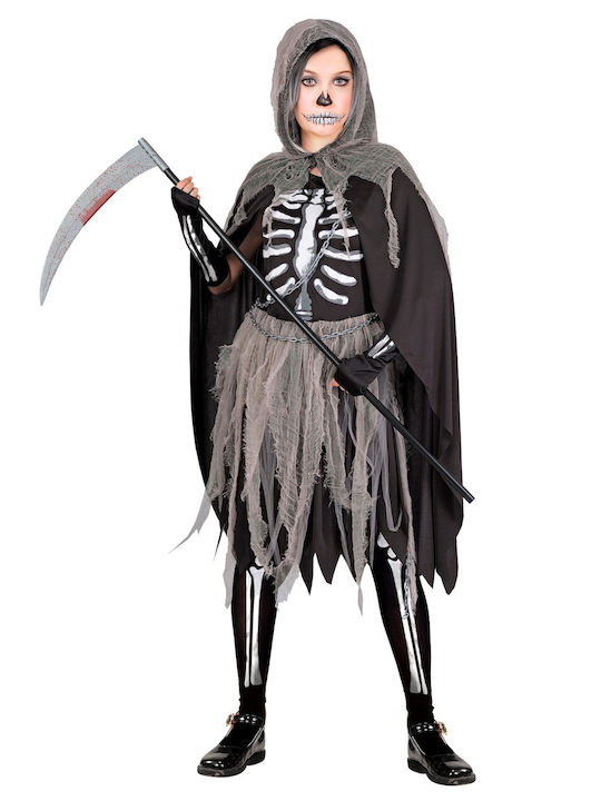 Kinder Karnevalskostüm GRIM REAPER DELUXE SKELETT Kinder Karnevalskostüm GRIM REAPER DELUXE SKELETT