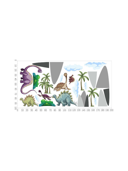 Decowalls Kinder Wandsticker Wand 100x200cm