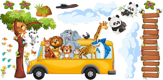Decowalls Kinder Wandsticker Wand 60x120cm