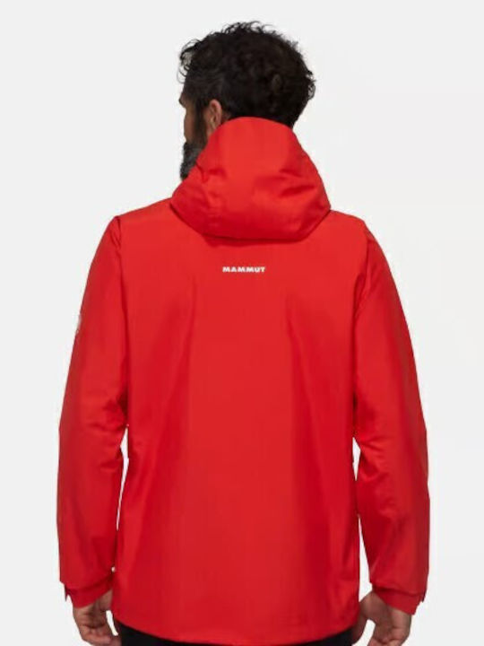 Winter Jacket Hardshell Waterproof and Windproof Red