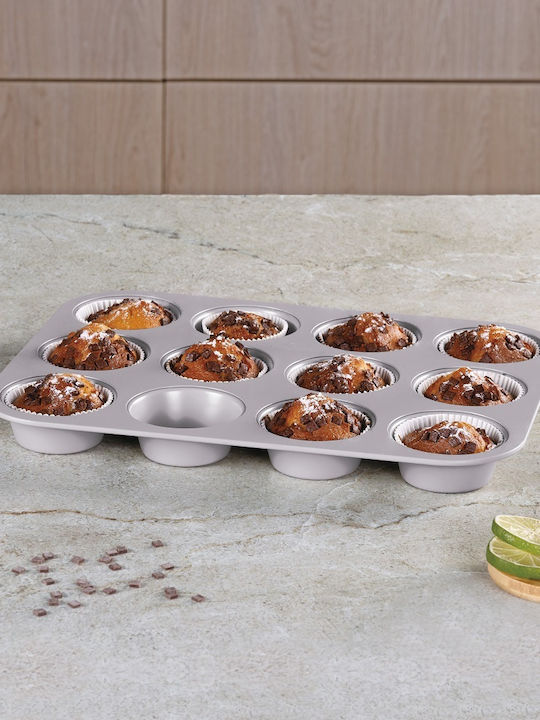Berlinger Haus Φόρμα Ζαχαροπλαστικής για Cupcakes/Muffins 12 Θέσεων 35x26.5x3εκ.