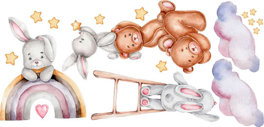 Decowalls Kinder Wandsticker Wand 100x200cm
