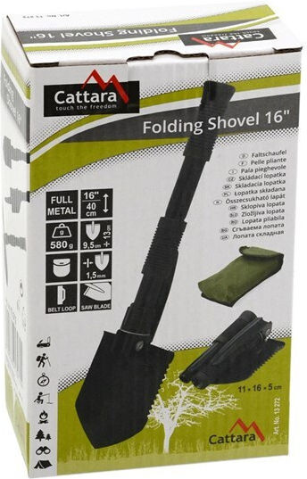 Cattara Foldable Metal Shovel 40cm 13272