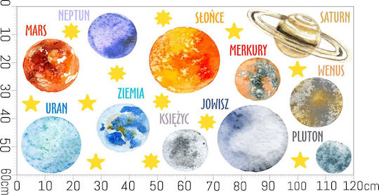 Decowalls Kinder Wandsticker Wand 60x120cm