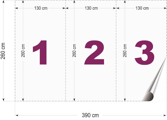 Decowalls Παιδική Ταπετσαρία Μ390xΥ260εκ.