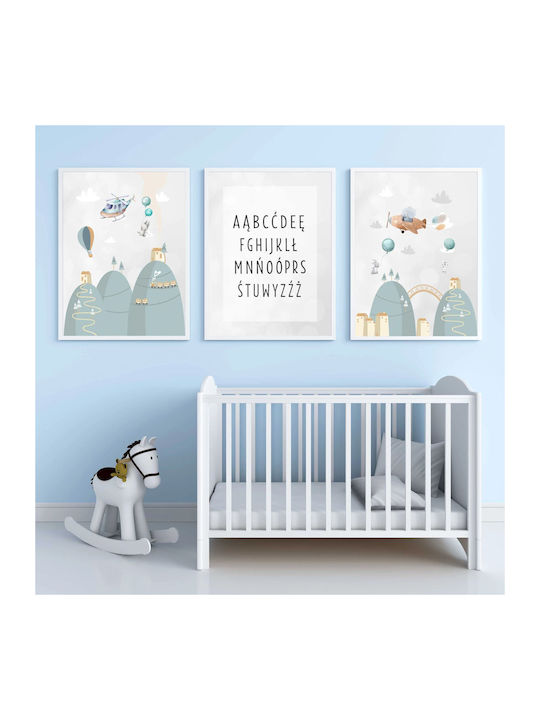 Decowalls Afiș pentru Copii 40x30buc