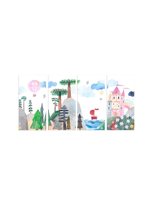 Decowalls Kids Framed Wall Painting 80x160cm