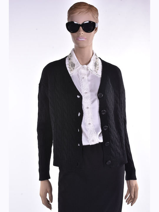 Women's Knitted Cardigan Black