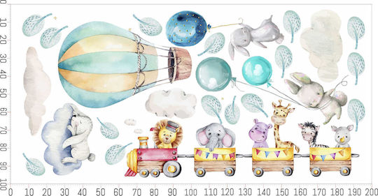 Decowalls Kinder Wandsticker Wand 100x200cm
