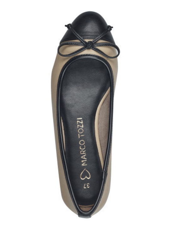 Damen Ballerinas in Beige Farbe