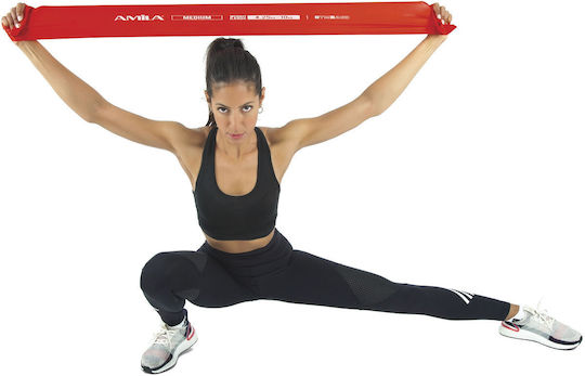 AMILA Resistance Band Soft Red 2.5m