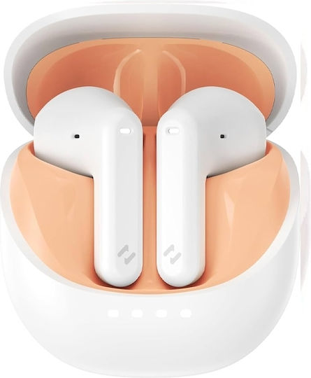 Havit TW931 Earbud Bluetooth Handsfree Earphones with Charging Case White Orange