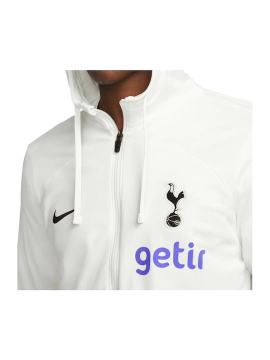 Tottenham Hotspur Men's Jacket with Hood White