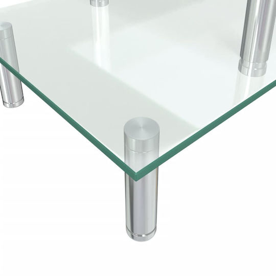vidaXL Stand Desk Mounted Monitor Transparent (322755)