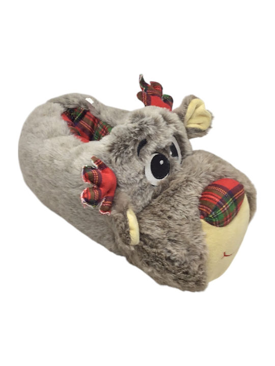 Animal Men's Slippers Beige