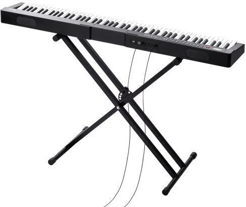 Vevor Electric Stage Piano 88JBPZSMGQ88N6BDSV2 Set Built-in Speakers and Connection with Headphones