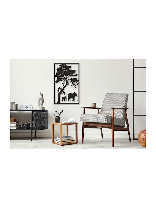 Wall Art Paintings Open Panels Safari Living Room Decoration Elephants 59x95